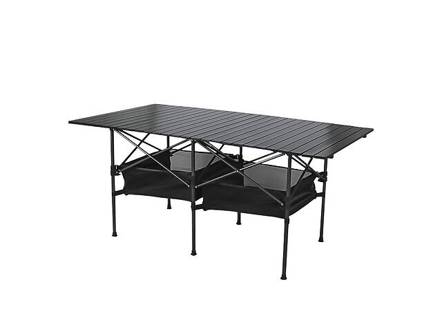 Стол складной Lesko S5421 153*80*70 с карманом туристический