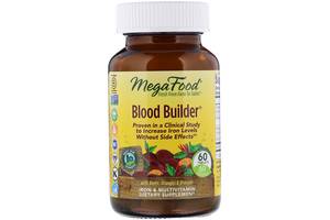 Строитель крови, Blood Builder, MegaFood, 60 таблеток