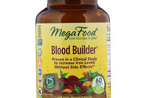 Строитель крови, Blood Builder, MegaFood, 60 таблеток