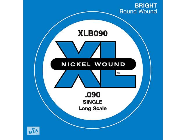 Струна D'Addario XLB090 XL Nickel Round Wound Long Scale .090
