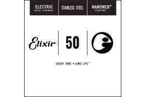 Струна Elixir 13351 Nanoweb Stainless Steel Electric Bass String .050