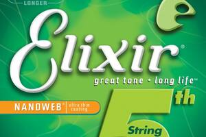 Струна Elixir 15432 Nanoweb Coated Nickel Plated Steel Single Bass String 130 Light B/TW