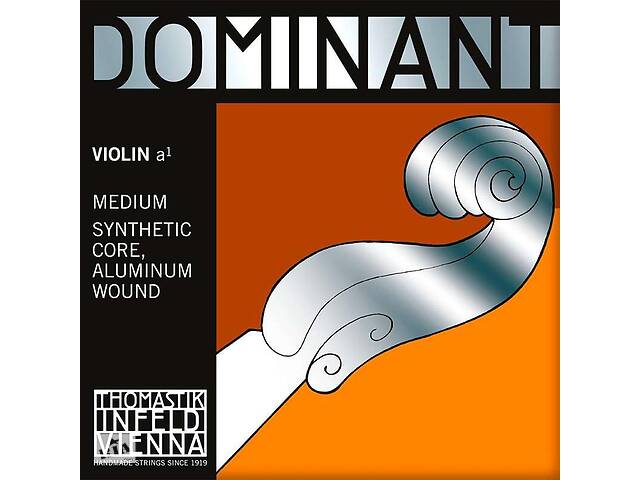Струна Thomastik-Infeld 131 3/4 Dominant Synthetic Core Aluminum Wound 3/4 Violin A1 String Medium Tension