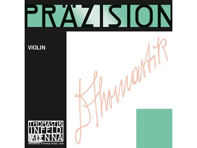 Струна Thomastik-Infeld 53 Präzision Solid Steel Core Chrome Wound 4/4 Violin D1 String Medium Tension