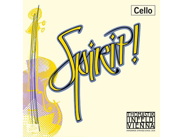 Струна Thomastik-Infeld SP41 Spirit Steel Core Chromium Wound 4/4 Cello A String Medium Tension