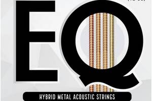 Струны для акустической гитары 6 шт Cleartone 7812 EQ Hybrid Metal Acoustic Light Strings 12/53