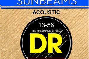 Струны для акустической гитары 6 шт DR RCA-13 Sunbeams Phosphor Bronze Acoustic Guitar Strings Medium 13/56