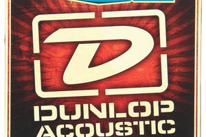 Струны для акустической гитары 6 шт Dunlop DAB1254 Acoustic Bronze 80/20 Light Guitar Strings 12/54