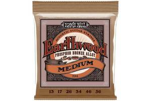 Струны для акустической гитары 6 шт Ernie Ball 2144 Earthwood Acoustic Phosphor Bronze 13/56