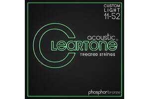 Струны для акустической гитары Cleartone 7411 Acoustic Phosphor Bronze Custom Light 11/52