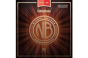 Струны для акустической гитары D'Addario NB13556BT Nickel Bronze Balanced Tension Light Acoustic Guitar Medium 13,5/56