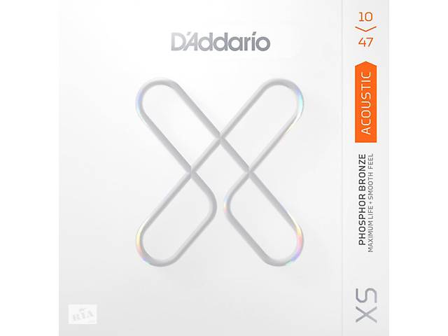 Струны для акустической гитары D'Addario XSAPB1047 Phosphor Bronze Extra Light Acoustic Guitar Strings 10/47