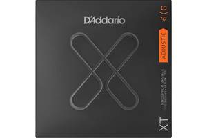 Струны для акустической гитары D'Addario XTAPB1047 XT Phosphor Bronze Extra Light 10/47