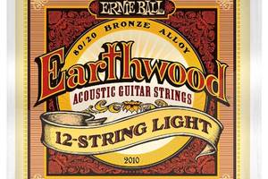 Струны для акустической гитары Ernie Ball 2010 Earthwood 80/20 Bronze 12-String Light Acoustic Guitar Strings 9/46