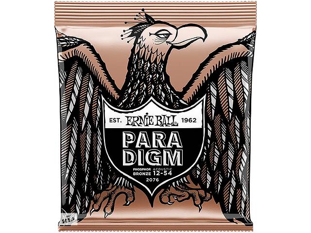 Струны для акустической гитары Ernie Ball 2076 Paradigm Medium Light Phosphor Bronze Acoustic 12/54