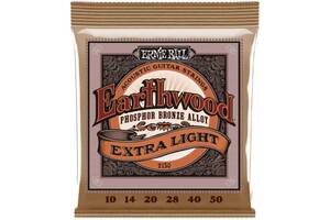 Струны для акустической гитары Ernie Ball 2150 Earthwood Acoustic Phosphor Bronze 10/50