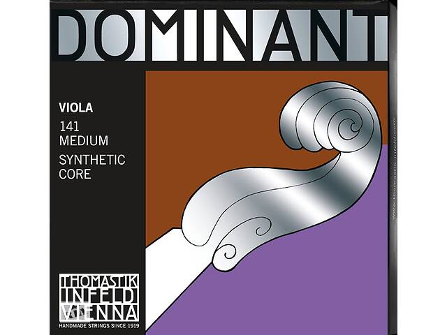 Струни для альта Thomastik-Infeld 141 Dominant Synthetic Core 4/4 Viola Strings Medium Tension
