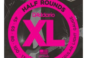 Струны для бас-гитары D'Addario ENR71-5 Nickel Half Rounds Wound Regular Light Bass 5 Strings 45/130