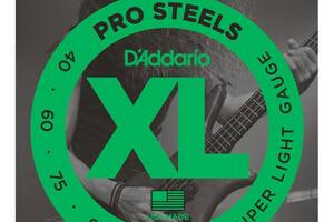 Струны для бас-гитары D'Addario EPS220 Pro Steels Super Light Electric Bass Strings 40/95