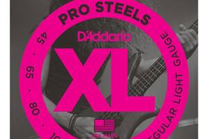 Струны для бас-гитары D'Addario Pro Steels EPS170 Regular Light 4-String Bass 45/100