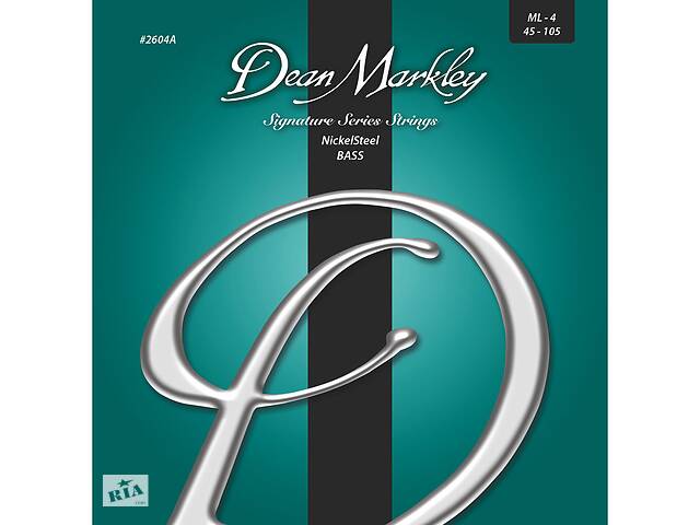 Струны для бас-гитары Dean Markley 2604A Signature Series Nickel Steel Medium Light 4-String Bass 45/105