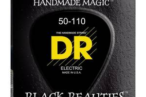 Струны для бас-гитары DR BKB-50 Black Beauties K3 Coated Heavy Bass 4-Strings 50/110