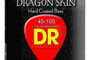 Струны для бас-гитары DR DSB-45 Dragon Coated Medium 4-String Bass 45/105