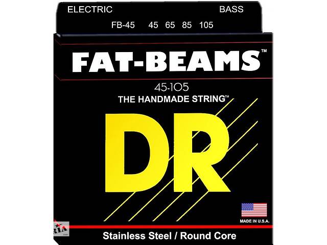 Струны для бас-гитары DR FB-45 Fat Beams Medium Bass 4-Strings 45/105