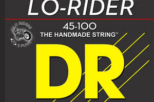 Струны для бас-гитары DR MLH-45 Lo-Rider Stainless Steel Medium - Light 4-String Bass 45/100