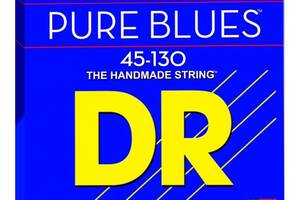 Струны для бас-гитары DR PB5-130 Pure Blues Quantum-Nickel Medium Bass 5-Strings 45/130