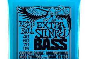 Струны для бас-гитары Ernie Ball 2835 Extra Slinky Nickel Wound 4-String Bass 40/95