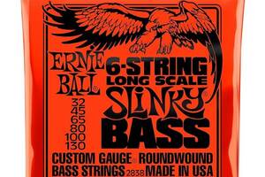 Струны для бас-гитары Ernie Ball 2838 Long Scale Slinky Bass Nickel Wound 32/130