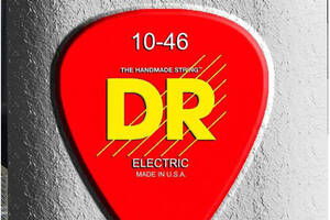 Струны для электрогитары 6 шт DR SIE-10 Silver Stars Medium Coated Electric Guitar Strings 10/46