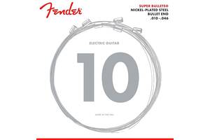 Струны для электрогитары 6 шт Fender 3250R Super Bullets Nickel-Plated Steel Electric Guitar Strings 10/46