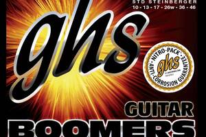 Струны для электрогитары 6 шт GHS DB-GBL Boomers Double Ball Light Electric Guitar Strings 10/46