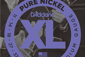 Струны для электрогитары D'Addario EPN115 Pure Nickel Medium Electric Strings 11/48