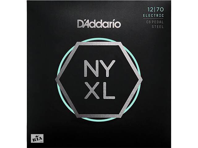 Струны для электрогитары D'Addario NYXL1270PS C6 Pedal Stetl Custom Medium 12/70