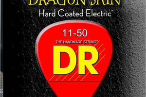 Струны для электрогитары DR DSE-11 Dragon Skin K3 Coated Electric Guitar Strings 11/50