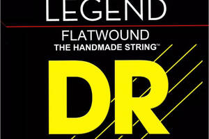 Струны для электрогитары DR FL-12 Legend Flatwound Medium Electric Guitar Strings 12/52