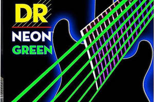 Струны для электрогитары DR NGE-11 Hi-Def Neon Green K3 Coated Heavy Electric Guitar Strings 11/50