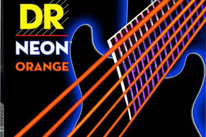 Струны для электрогитары DR NOE-9 Hi-Def Neon Orange K3 Coated Light Electric Guitar Strings 9/42