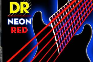 Струны для электрогитары DR NRE-9 Hi-Def Neon Red K3 Coated Light Electric Guitar Strings 9/42