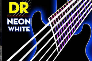 Струны для электрогитары DR NWE-11 Hi-Def Neon White K3 Coated Heavy Electric Guitar Strings 11/50