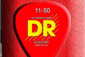 Струны для электрогитары DR RDE-11 Red Devils Heavy Coated Electric Guitar 11/50