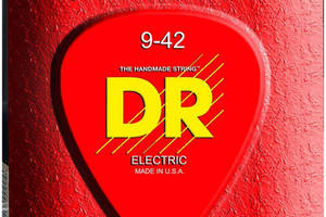 Струны для электрогитары DR RDE-9 Red Devils Light Coated Electric Guitar 9/42