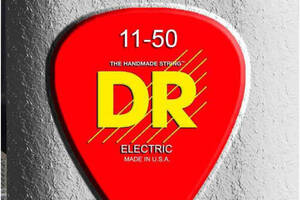 Струны для электрогитары DR SIE-11 Silver Stars Heavy Coated Electric Guitar Strings 11/50