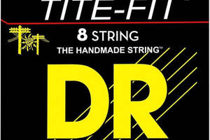 Струны для электрогитары DR TF8-10 Tite-Fit Nickel Plated Medium Electric 8 Strings 10/75