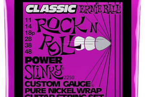 Струны для электрогитары Ernie Ball 2250 Classic Pure Nickel Power Slinky 11/48