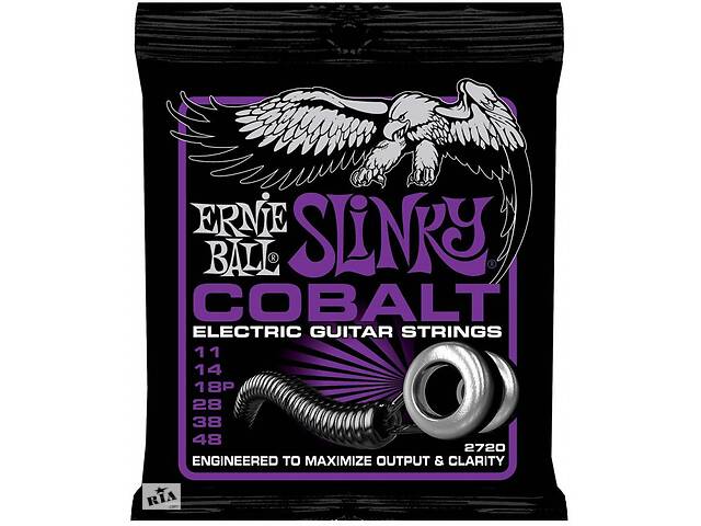 Струны для электрогитары Ernie Ball 2720 Cobalt Slinky Electric Guitar Strings 11/48
