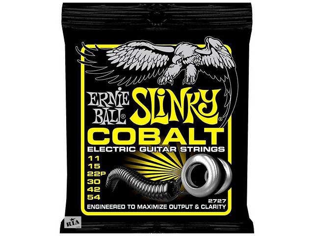 Струны для электрогитары Ernie Ball 2727 Cobalt Slinky Electric Guitar Strings 11/54
